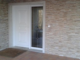 Puerta+Fijo en pvc blanco